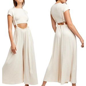 Free People Brookside Rib T- Shirt & Overalls